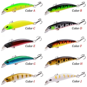 Laser Slow Mixed Minnow Fishing Lure Set Kit Mini Fishing Lures Pesca Tackle0