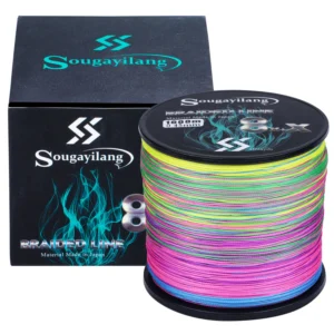 Sougayilang New 9 Strands PE Fishing Line Braid Fishing Line Multifilament Fishing Wire Carp Fishing Line