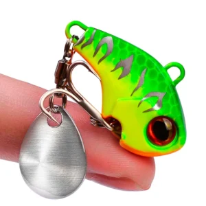 Fishing Lures Wobble Rotating Metal Vib Vibration Bait Winter Fishing Artificial Hard Baits