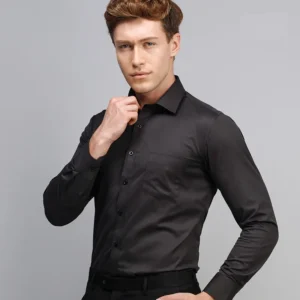 Men Formal Long Sleeve Shirt Business Pocket Social Men's Clothing S-5XL