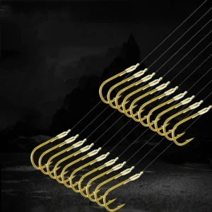 20 hooks/10 pairs of golden pomelo fishing gear, fishing line, double hook fishing hook