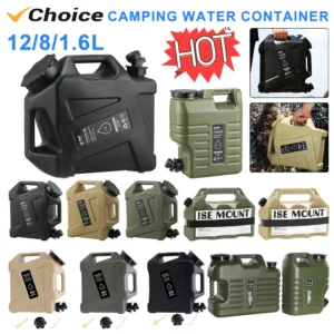 12L Water Storage Container Camping Water Storage Carrier Portable Picnic Accessory