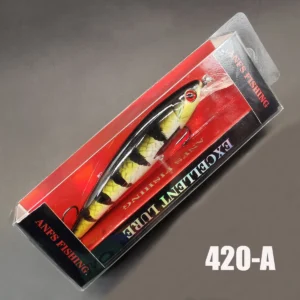 1pc/3pcs 13g Fishing Lure Colorful Printing Sinking Minnow Artificial Bait Cool Fishing Tackle