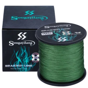 Sougayilang New 9 Strands PE Fishing Line Braid Fishing Line Multifilament Fishing Wire Carp Fishing Line