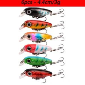 Laser Slow Mixed Minnow Fishing Lure Set Kit Mini Fishing Lures Pesca Tackle0