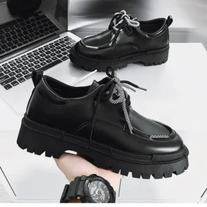 Men's High-End British Trend  Fashionable Casual for Business Dress Height Increasing for Winter Spring Autumn