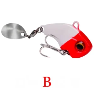 Fishing Lures Wobble Rotating Metal Vib Vibration Bait Winter Fishing Artificial Hard Baits