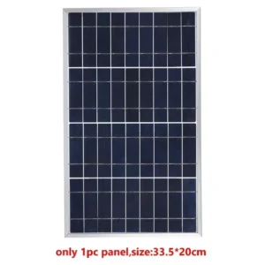 Outdoor Solar Panel 600W 12V Polycrystalline USB Power Portable Solar Generator for Lighting Camp