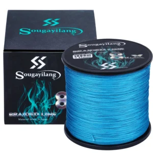 Sougayilang New 9 Strands PE Fishing Line Braid Fishing Line Multifilament Fishing Wire Carp Fishing Line